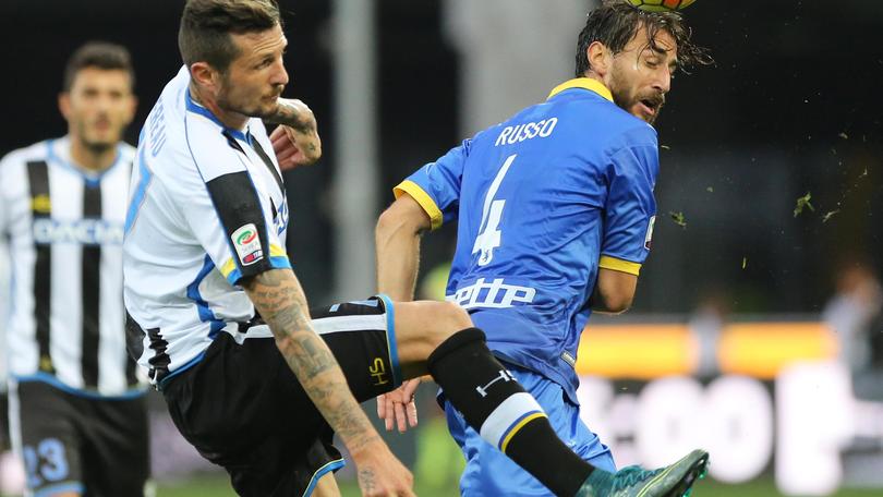 Frosinone, per Russo frattura alla mano