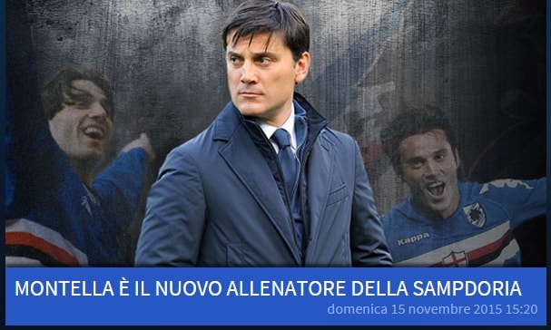 Calciomercato, Montella nuovo tecnico Sampdoria: è ufficiale