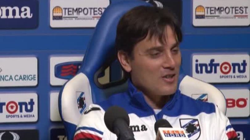 Montella: "Un sogno allenare la Samp"