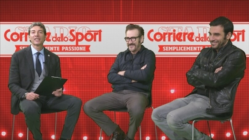 Marco Giallini ed Edoardo Leo ospiti in redazione al Corriere dello Sport
