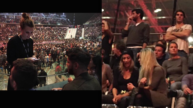 Torino, la Juventus al concerto di Madonna con Agnelli e Morata