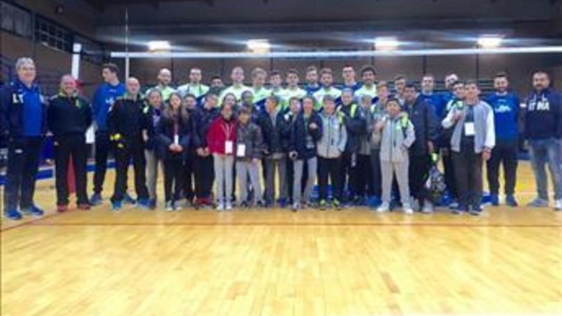 Volley: Il Campus delle Fiamme Gialle in visita alla Top Volley