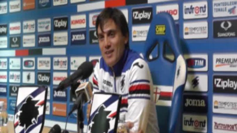 Serie A Sampdoria, Montella: "Mi basta l'1-0"