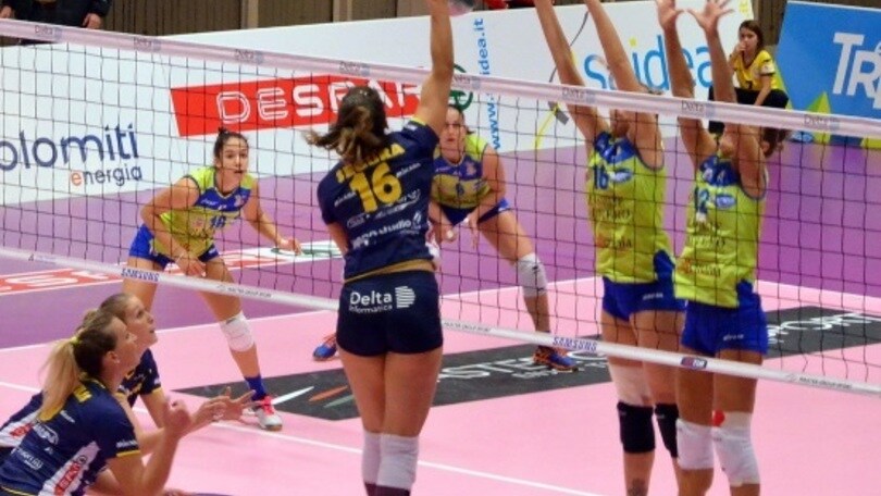 Volley: A2 Femminile, Trento super, Lillipiut spazata via
