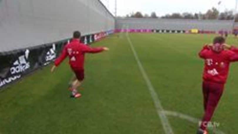 Xabi Alonso, gol "ad effetto" durante l'allenamento