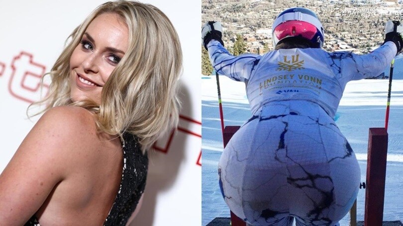 Lindsey Vonn, sondaggio tra i fan: «Ho il lato B troppo grosso?»