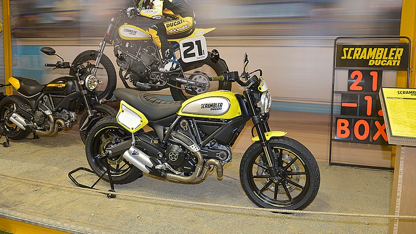 EICMA 2015: Ducati Scrambler Flat Track Pro, come Bayliss