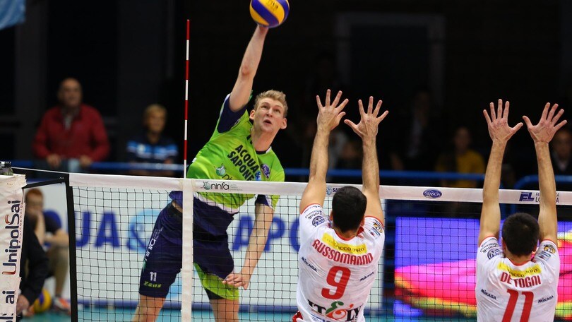 Hirsch top scorer di giornata. Sir Perugia che attacco