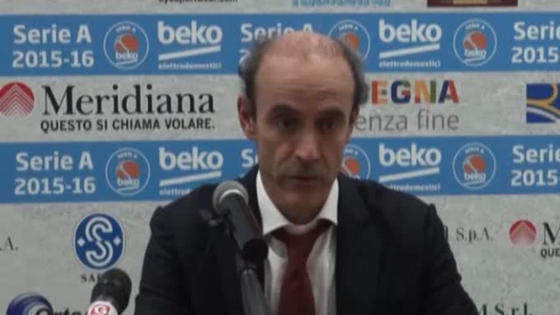 Basket, Paolini: "Ci aspettavamo l'ondata di Sassari"