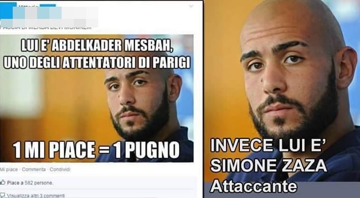 «Ecco l'attentatore di Parigi». Ma si tratta di Zaza!