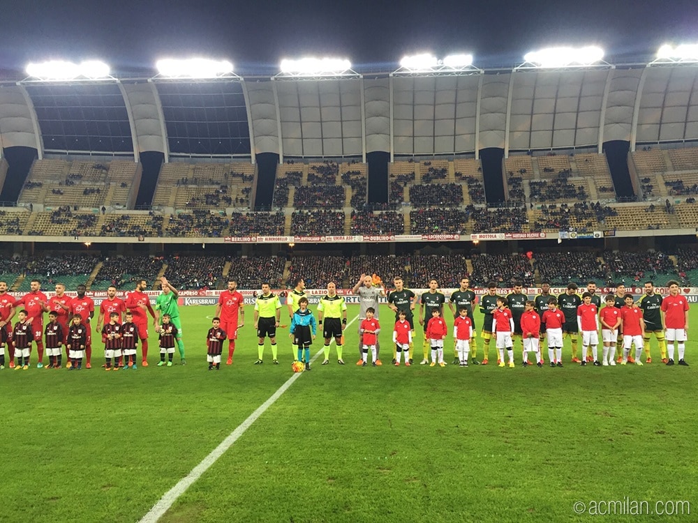 Trofeo San Nicola, vittoria del Milan