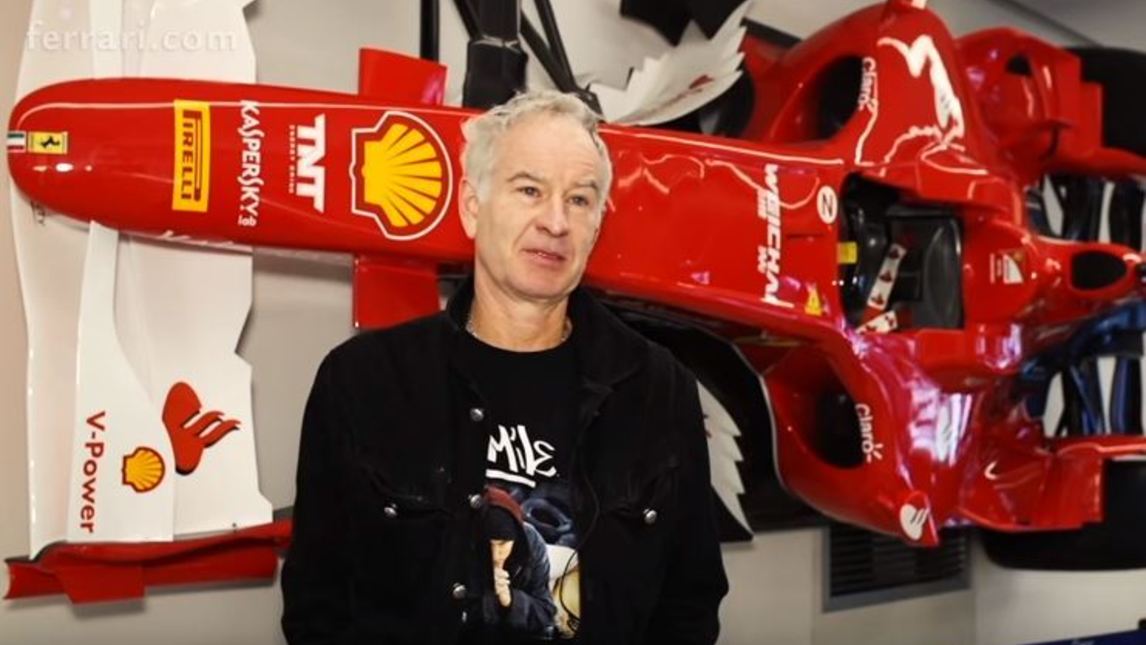 McEnroe, la leggenda del tennis ama le Ferrari