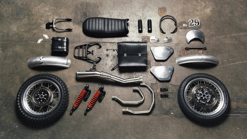 Moto Guzzi V7 II Scrambler: com'è fatta