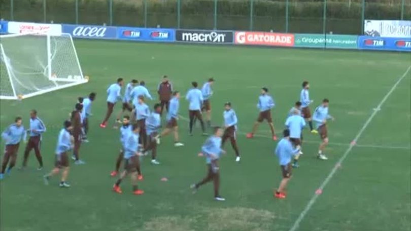 La Lazio si allena in vista del Dnipro