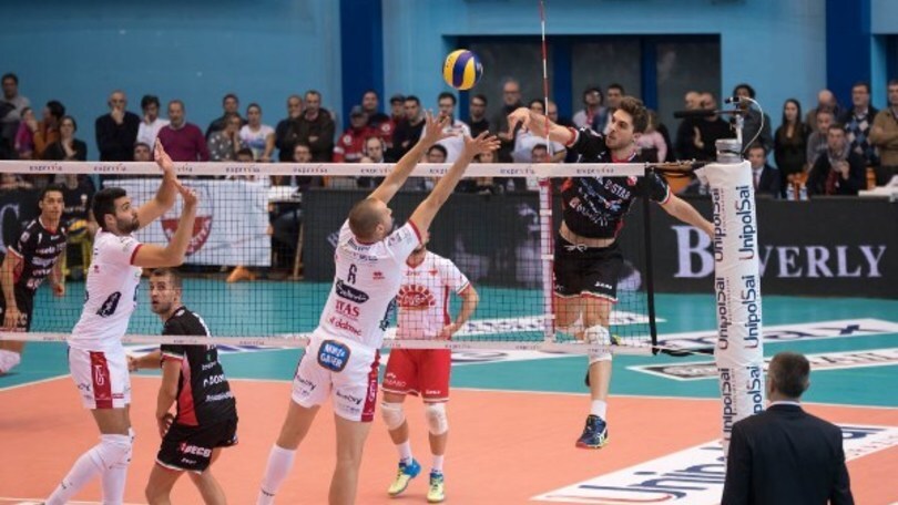 Volley: Superlega, Trento cade, la Lube vola