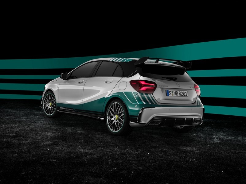 Mercedes AMG A45, la serie limitata F1