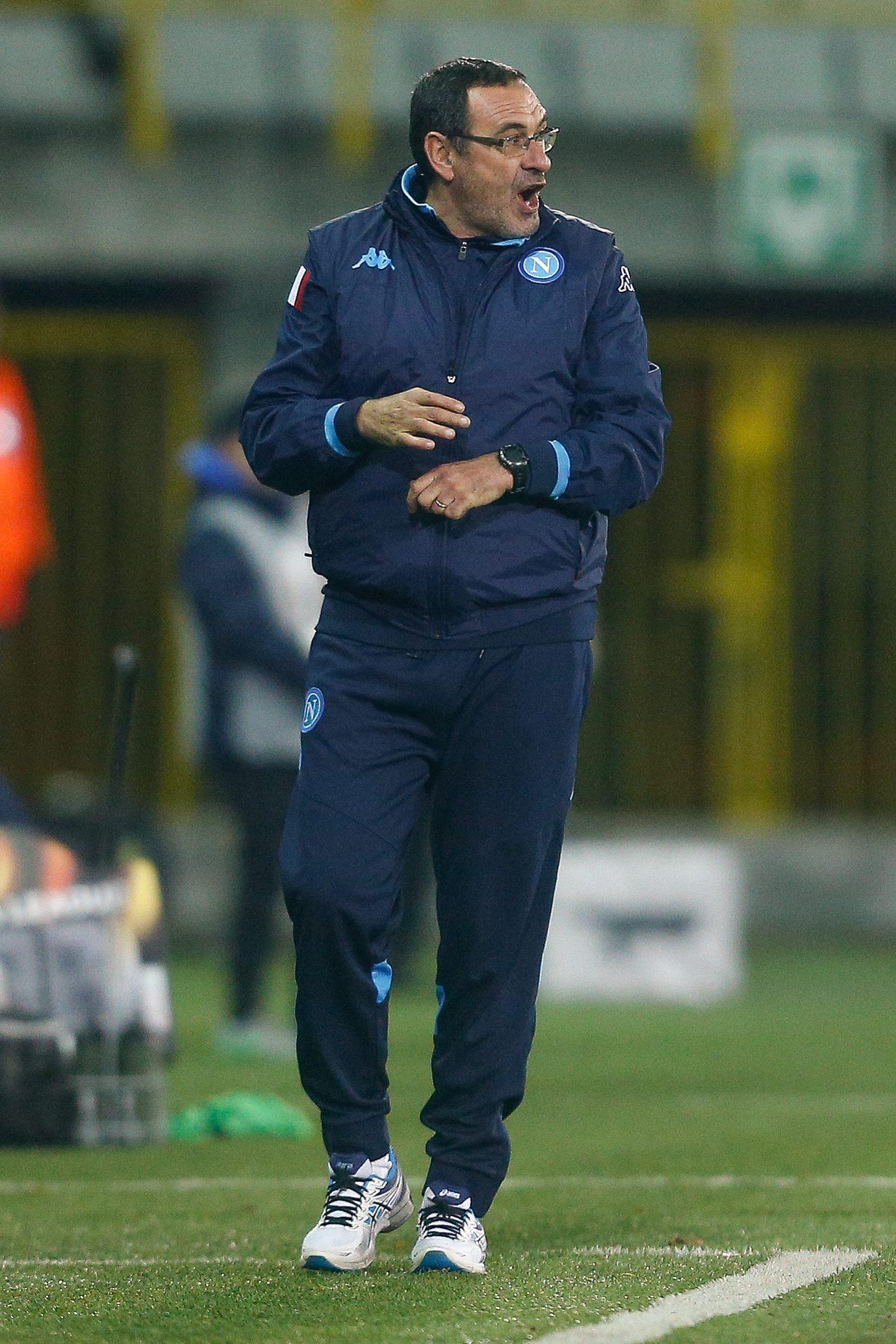 Napoli, Sarri: «L'Inter? Non è una partita importante»