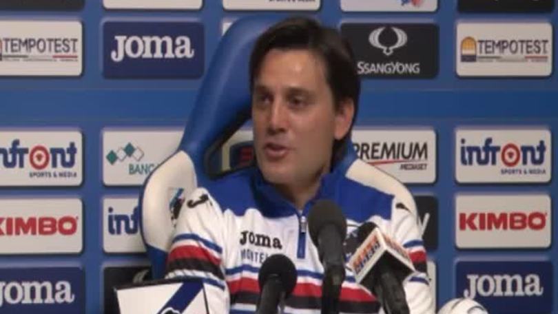 Montella: "Sampdoria non inferiore al Milan"