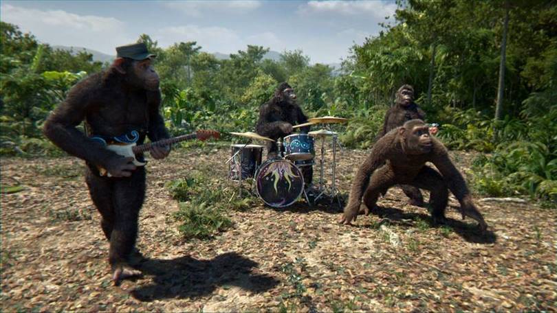 Coldplay scimmie nel video di Adventure Of A Lifetime