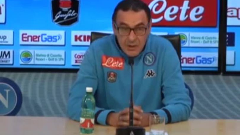 Sarri: "L'Inter gioca male? Non sono d'accordo"