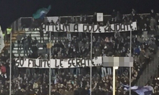 Lazio contestata a Empoli: «Attenti a dove andate, so' finite le serate»