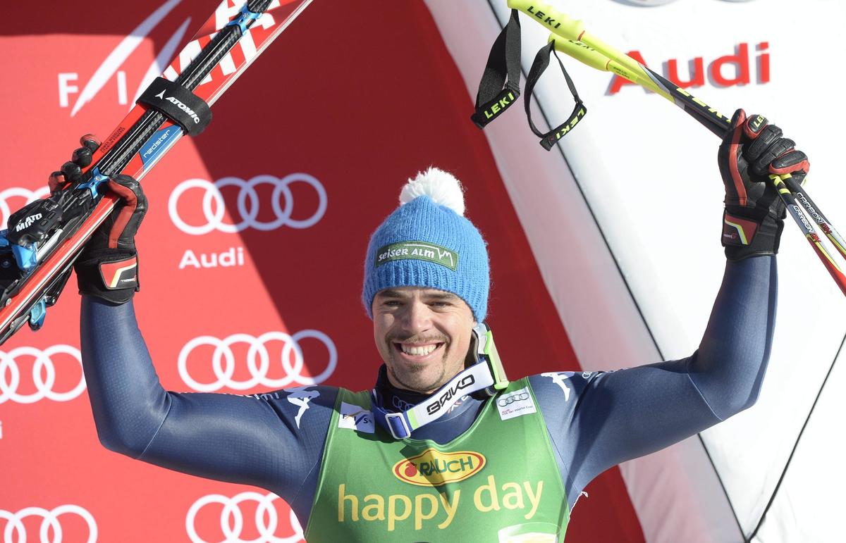 Sci, SuperG cdm: Peter Fill ancora sul podio, è terzo. Vince Svindal
