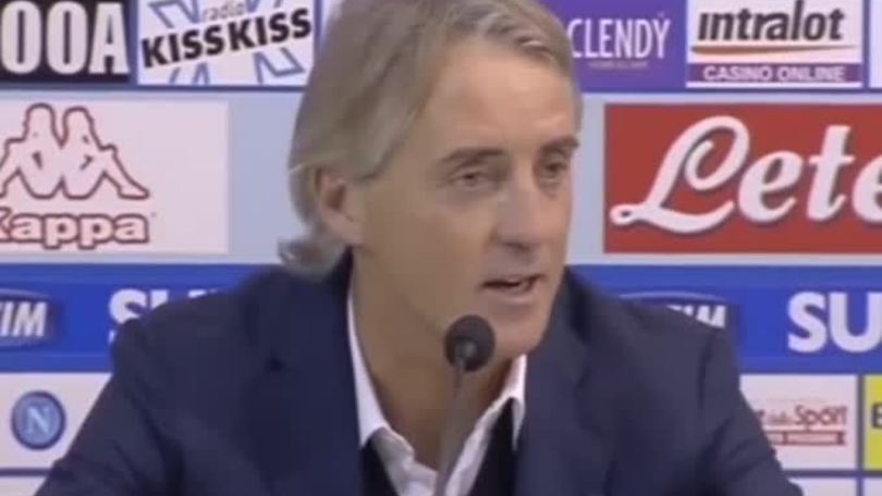 Mancini: "Il gol iniziale e l'espulsione hanno condizionato la gara"