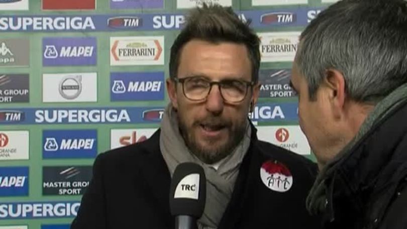Di Francesco: "Avremmo potuto vincere"