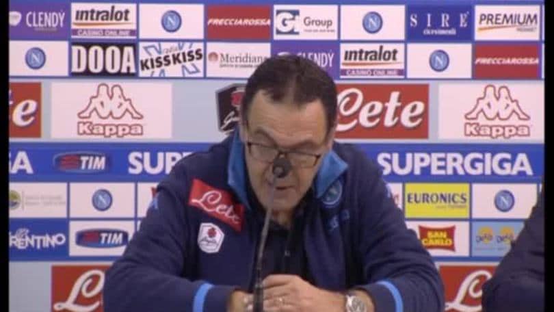 Sarri: "Nessuno ha mai vinto un c***o il 30 novembre"