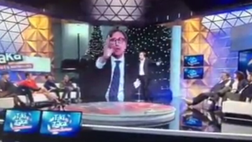 Auriemma-Mentana-Cruciani: che rissa in tv su Napoli-Inter!