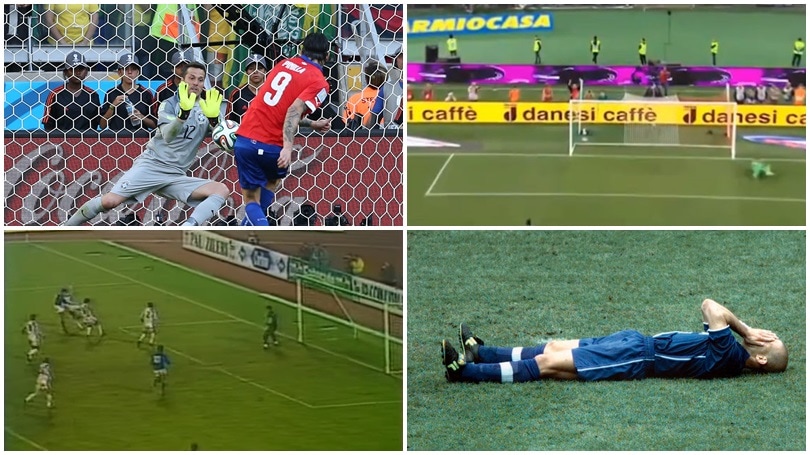 Calcio, quando un palo ti cambia la storia