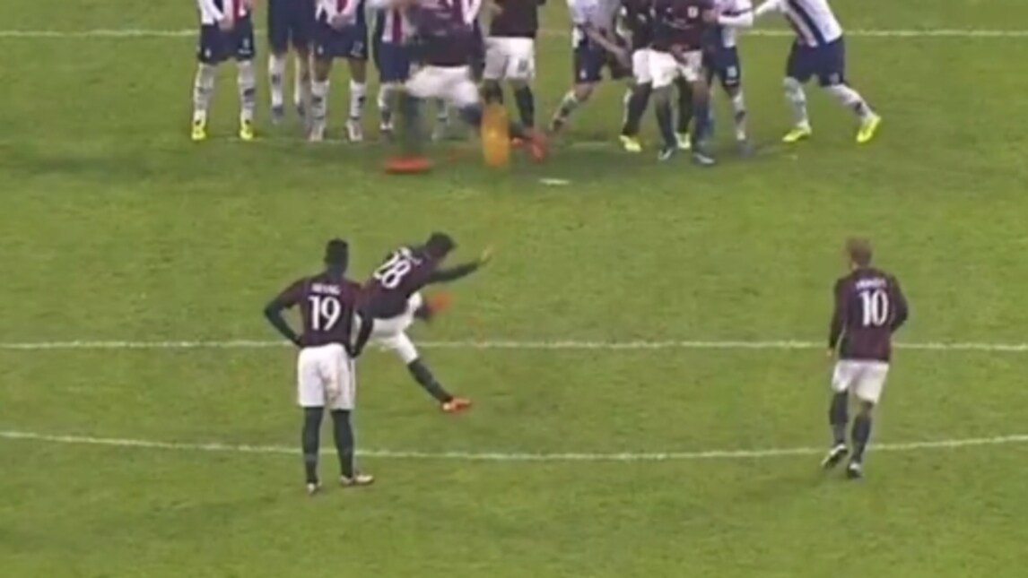 Bonaventura, la sua punizione è perfetta