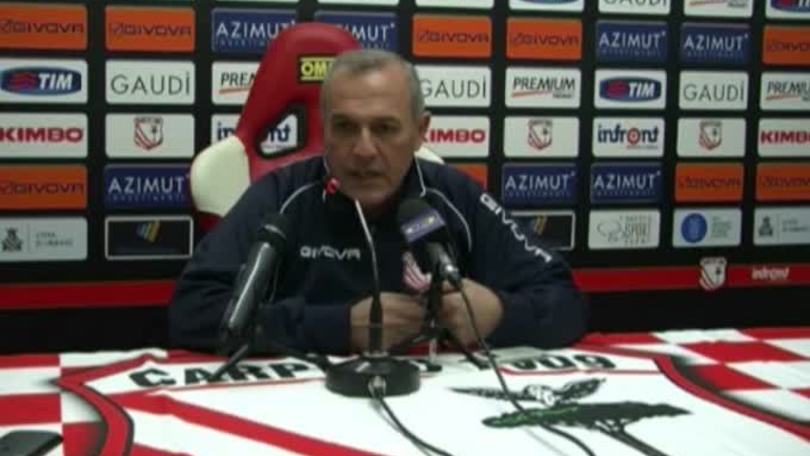 Castori: "Partita utile per fare giocare tutti"