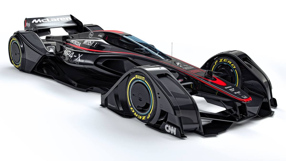 McLaren MP4-X concept, un jet su 4 ruote