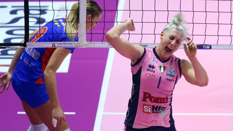 Volley: A1 Femminile, la Pomì torna al comando