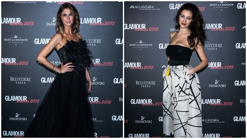 Sexy candidate all'Italian Glamour Awards a Milano