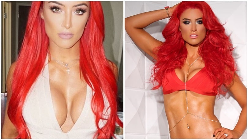 Eva Marie, la sexy rossa del wrestling femminile