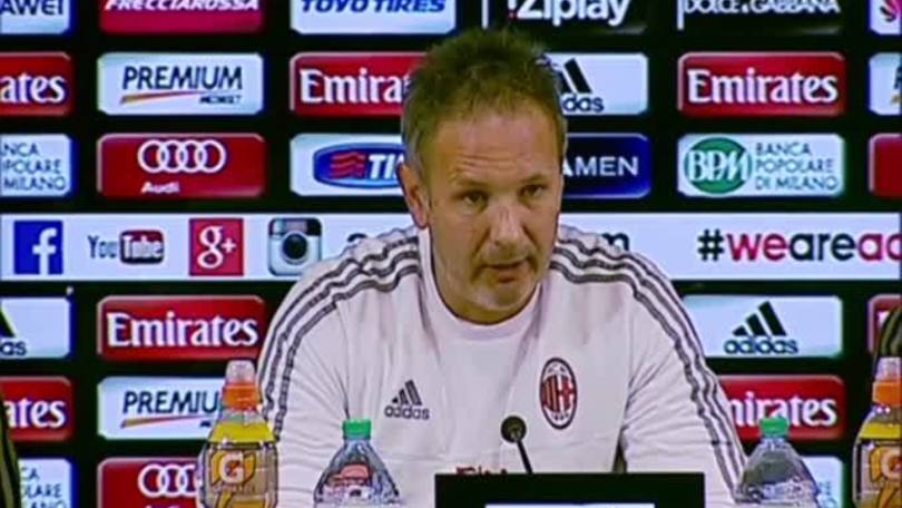 Mihajlovic: "Qui poca euforia e polemiche"