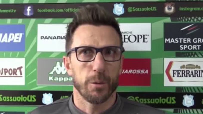 Di Francesco: "Contro la Samp mi aspetto una grande prestazione"
