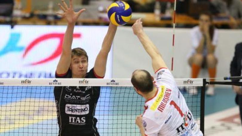 Volley: Superlega, Trento senza problemi a Milano