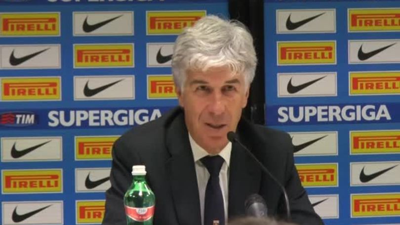 Gasperini: "L'Inter non è stata poi così pericolosa"