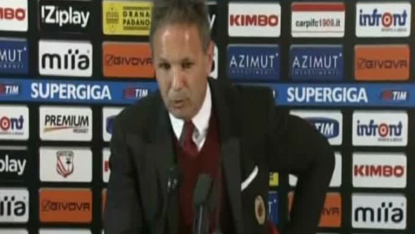 Mihajlovic: "Mancata precisione in attacco"