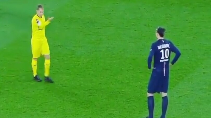 Se Ibra non va dall'arbitro, l'arbitro va da Ibra