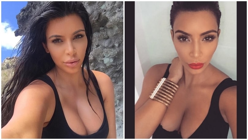 Kim Kardashian splendida dopo il parto ma sexy durante l'attesa