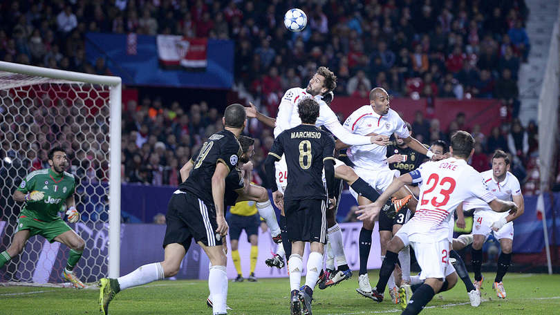 Champions League, Siviglia-Juventus 1-0: Morata sbaglia, Llorente segna