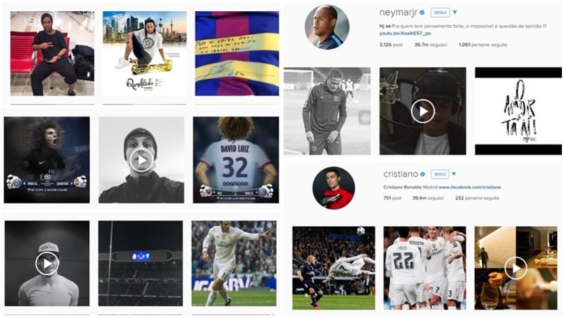 Instagram, la Top 10 dei calciatori più seguiti