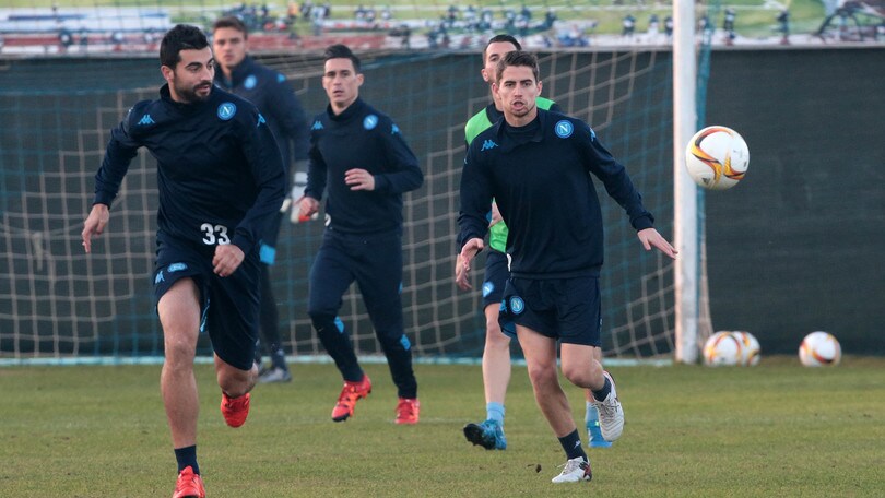 Napoli, gli azzurri corrono verso il Legia Varsavia