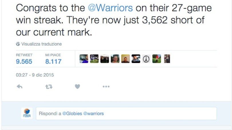 Warriors imbattuti, la sfida degli Harlem...
