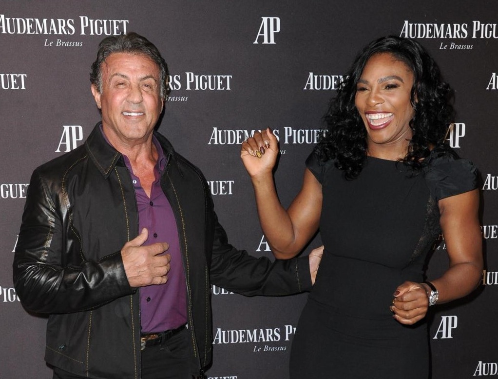 Serena Williams, che feeling con Stallone!