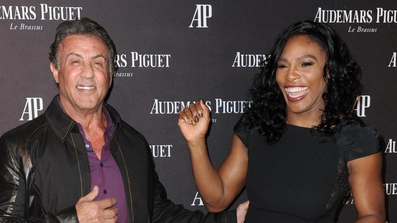 Serena Williams, che feeling con Stallone!